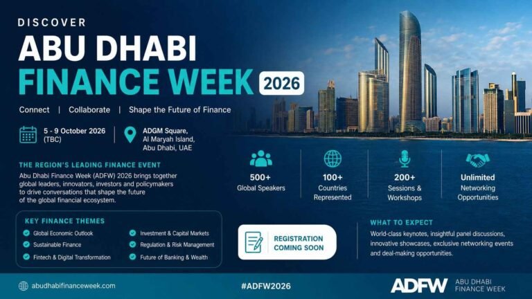 Abu Dhabi Finance Week 2026