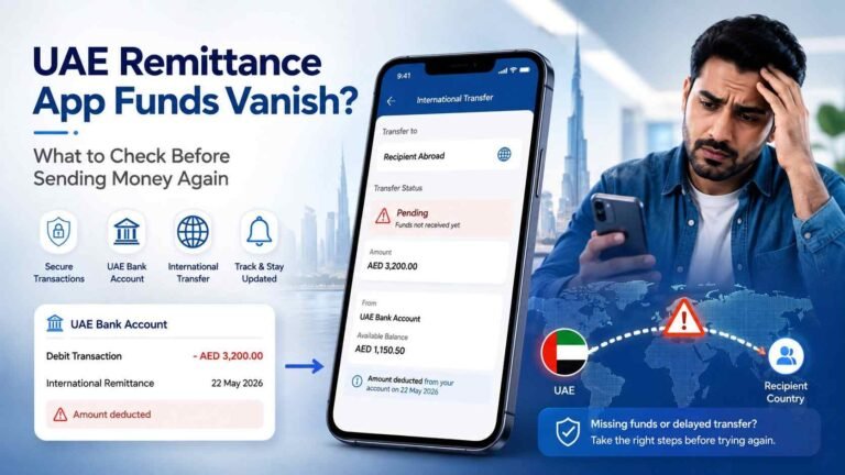 UAE Remittance App Funds Vanish