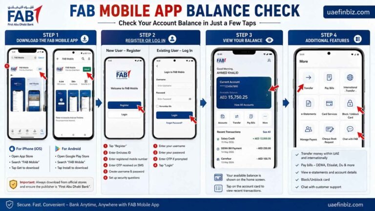 FAB Mobile App Balance Check