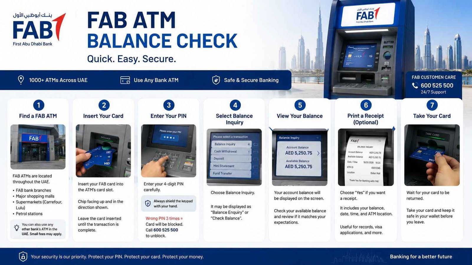 FAB ATM Balance Inquiry