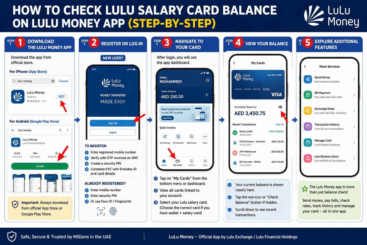 Lulu Money App Balance Check