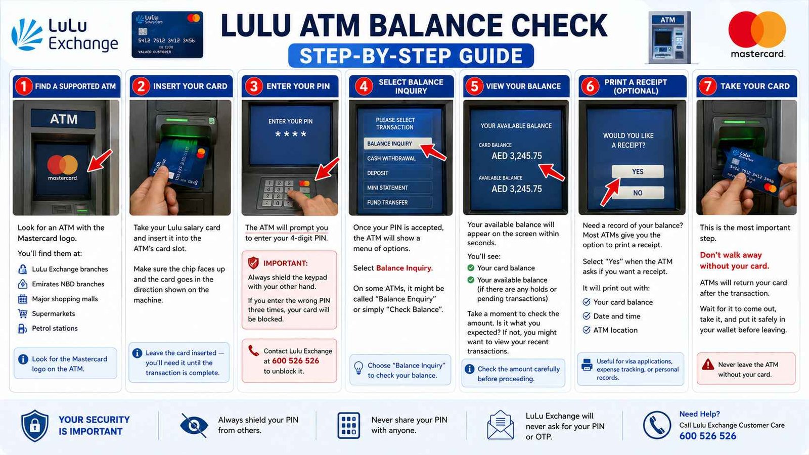Lulu ATM Balance Inquiry
