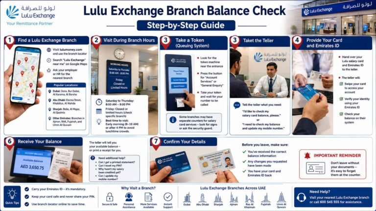 Lulu Exchange Branch Balance Check