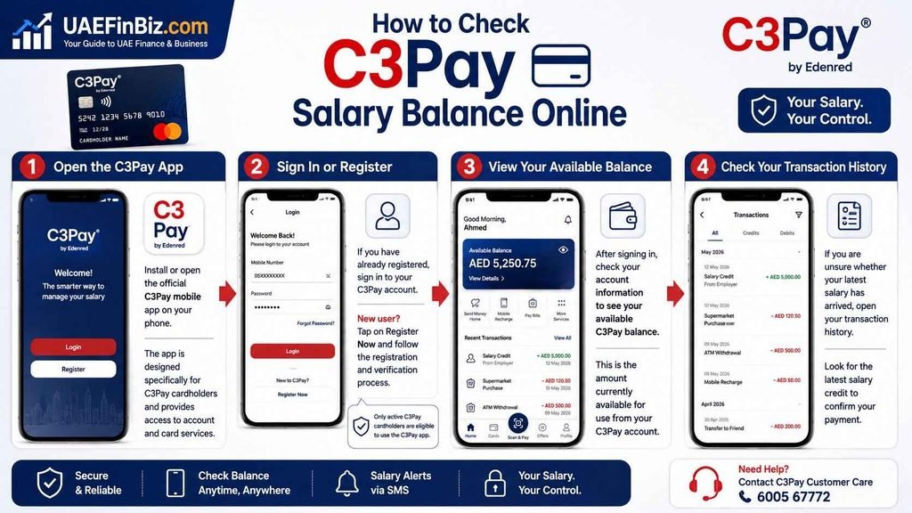 How to Check C3Pay Salary Balance Online
