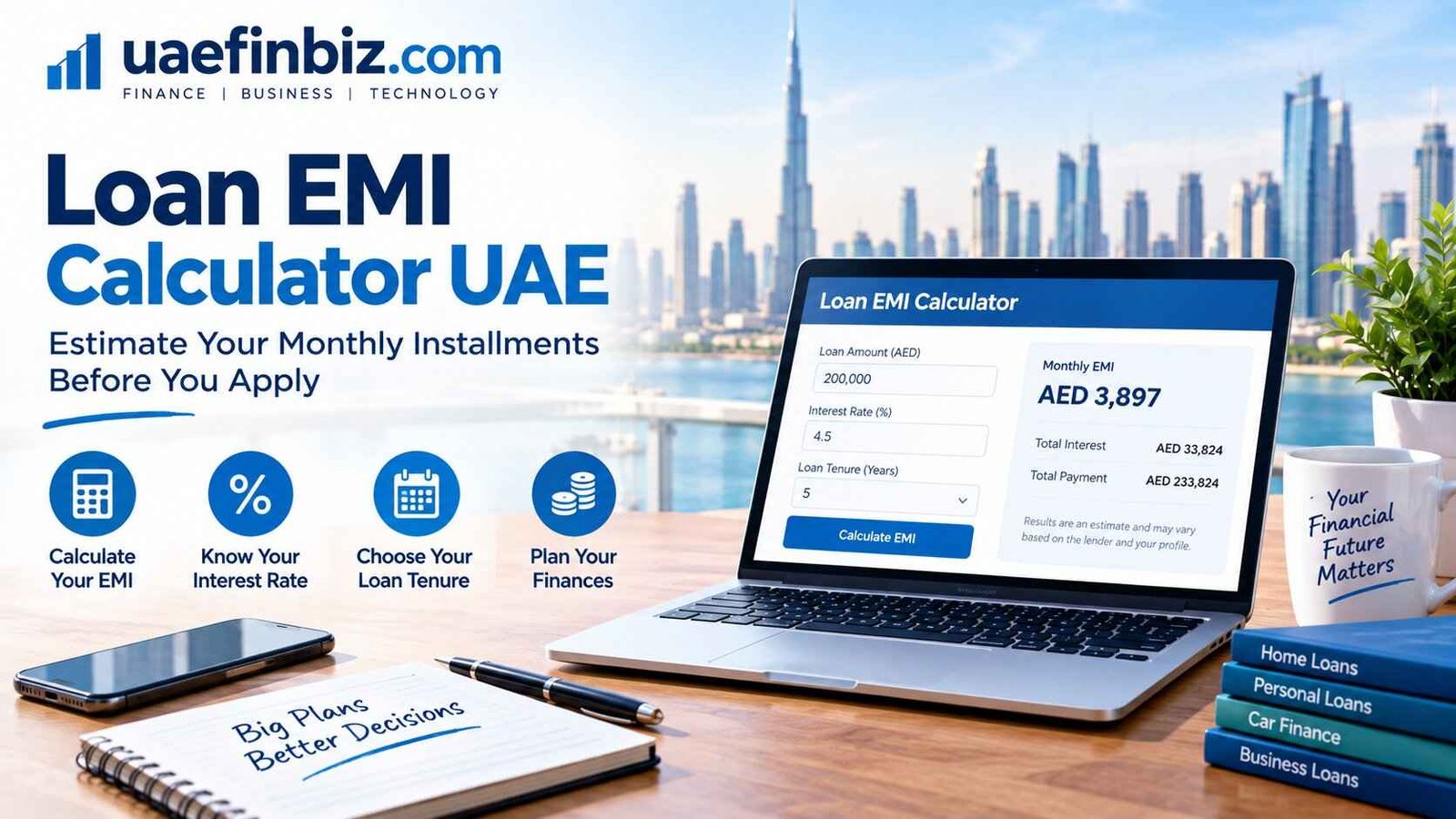 Loan EMI Calculator UAE